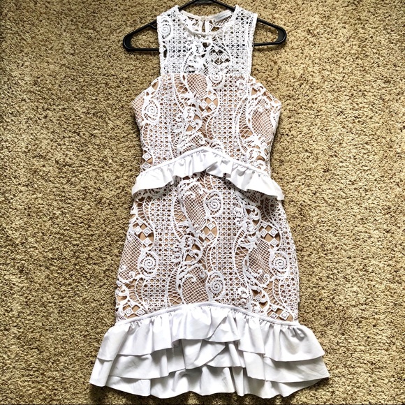 cooper st white lace dress Dress